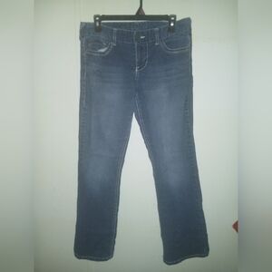 Maurices Dark Blue Women Jeans 7/8 Short
